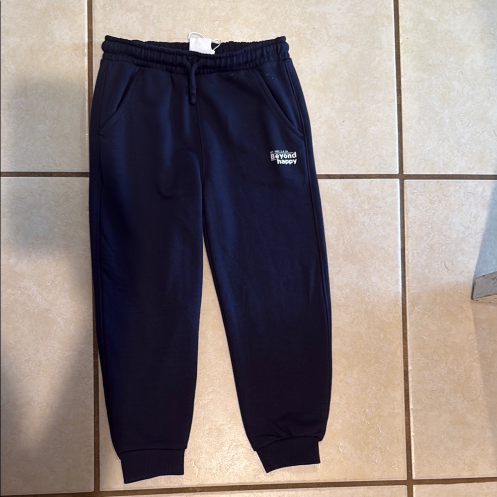 Kids Navy Jogger Pants